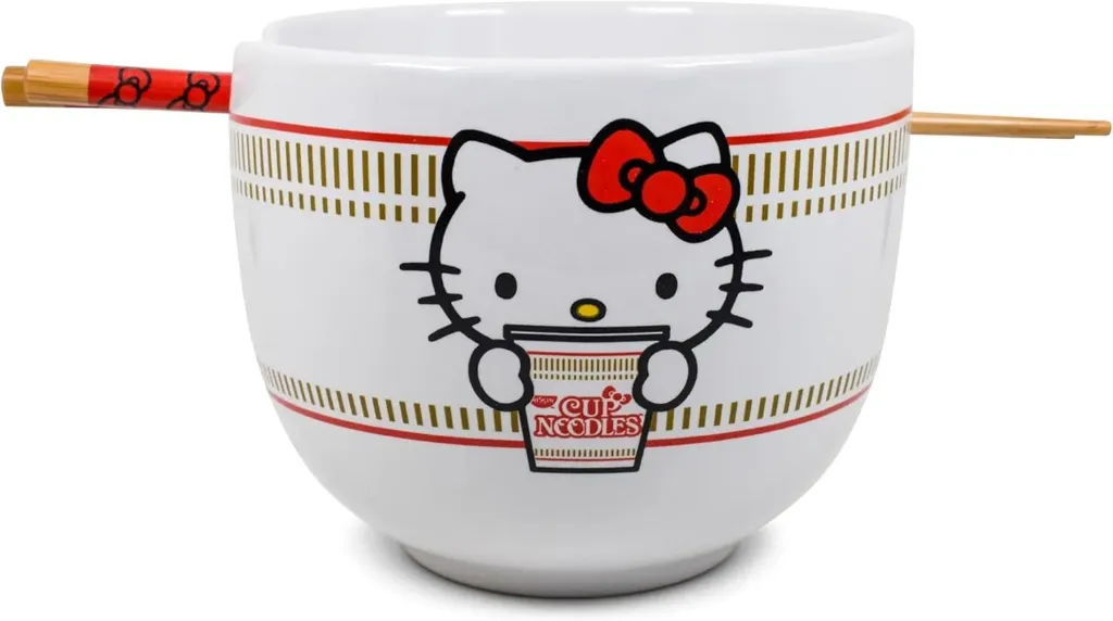 HK Cup Noodles Ramen Bowl w/ Chopsticks