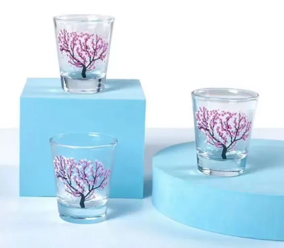 Soju Glass Set 4pc (Colour Changing)